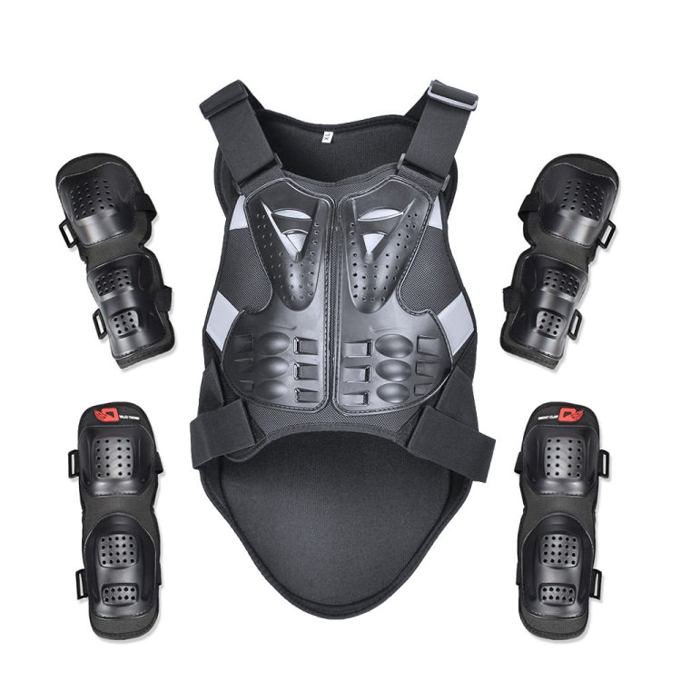 GHOST RACING GR-HJY08 Motorcycle Adult Protective Gear Anti-Fall Riding Clothes Hard Shell Protective Vest Suit