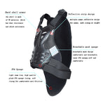 GHOST RACING GR-HJY08 Motorcycle Adult Protective Gear Anti-Fall Riding Clothes Hard Shell Protective Vest Suit