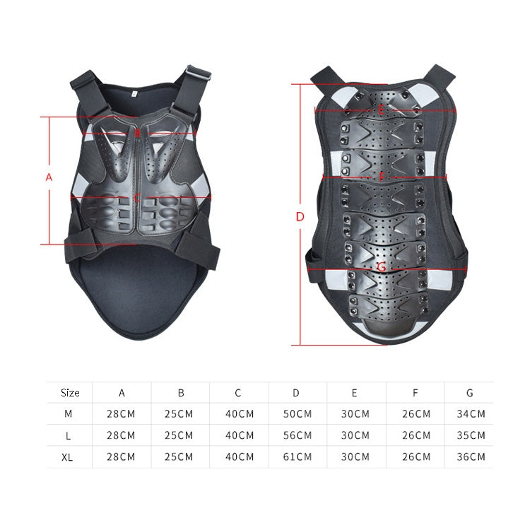 GHOST RACING GR-HJY08 Motorcycle Adult Protective Gear Anti-Fall Riding Clothes Hard Shell Protective Vest Suit