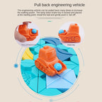 Tabletop Game Road Builder Maze Thinking Logical Reasoning Pull Back Forklift Children Toy — view 6