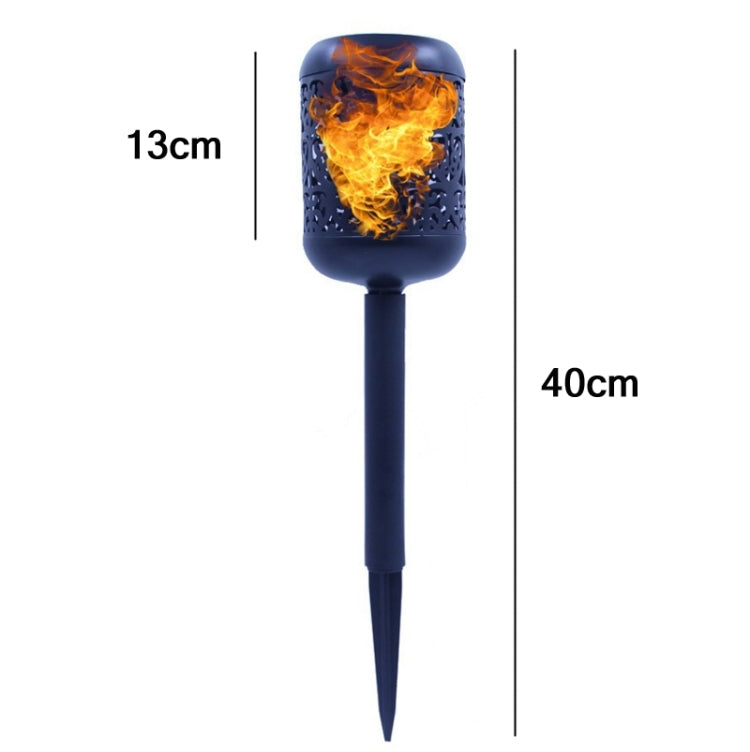 Outdoor Garden Solar 10 LED Flame Lamp Ground Plug Lawn Light — view 3
