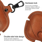 PU Leather Protective Case with Metal Buckle for AirPods 3