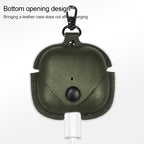 PU Leather Protective Case with Metal Buckle for AirPods 3