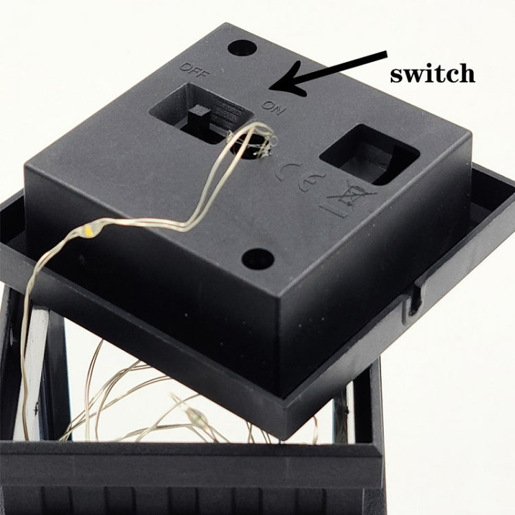 Solar LED Starry Wind Lantern Festival Decoration Retro Copper Wire String Light — view 5