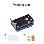 Waveshare 25567 For Raspberry Pi UPS HAT (D), Pogo Pins Connector , Without Battery