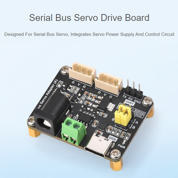 Waveshare 25514 Serial Bus Servo Driver Board, for ST/SC Series Serial Bus Servos — view 4