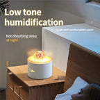HX-130 Colorful Night Light Planet Desktop Flame Aromatherapy Humidifier — view 7