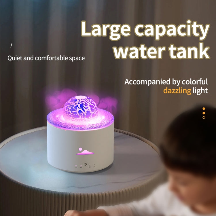 HX-130 Colorful Night Light Planet Desktop Flame Aromatherapy Humidifier — view 8