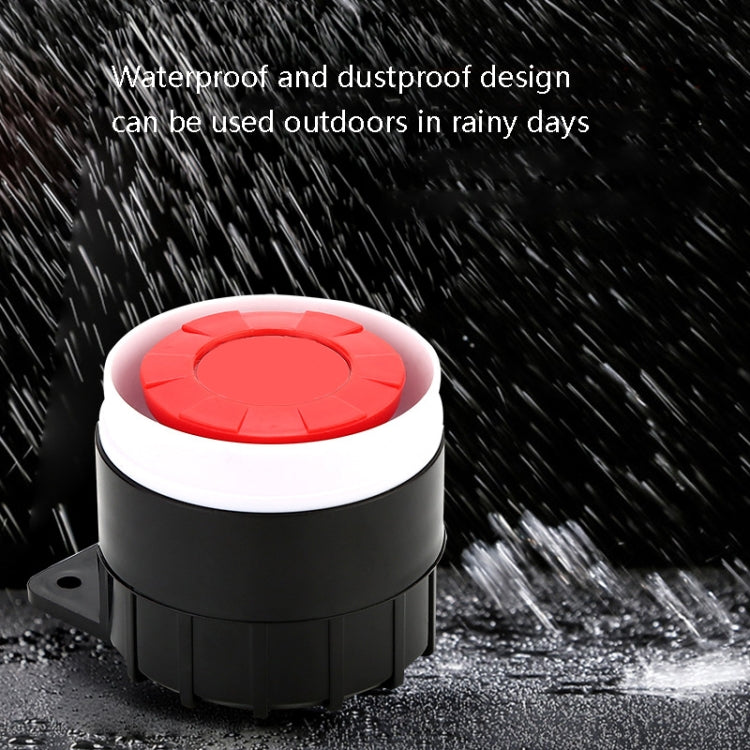 BJ-1K High-Decibel Active Buzzer Dual Audio Electronic Siren Alarm Wall-Mounted Anti-Theft Buzzer, Voltage: