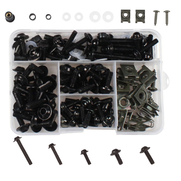 177 PCS/ Box Motorcycle Modification Accessories Windshield Cover Set Screw