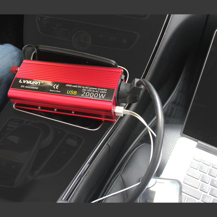 LVYUAN Car Inverter Dual USB Power Converter