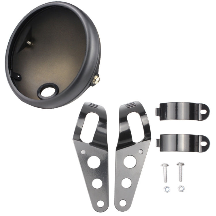 Motorcycle Headlights Rear Shell 7 Inch Front Headlight Modified Protection Lamp Housing