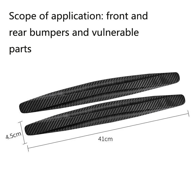 Car Front Rear Bumper Anti-Collision And Anti-Scratch Strips Body Scratch Decoration Stickers, Color: