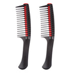 2 PCS 0089 Hair Salon Dyeing Hair Styling Brush Rolling Heart Smooth Hair Comb Brushing Hairdressing Tools