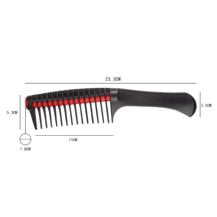 2 PCS 0089 Hair Salon Dyeing Hair Styling Brush Rolling Heart Smooth Hair Comb Brushing Hairdressing Tools — view 3