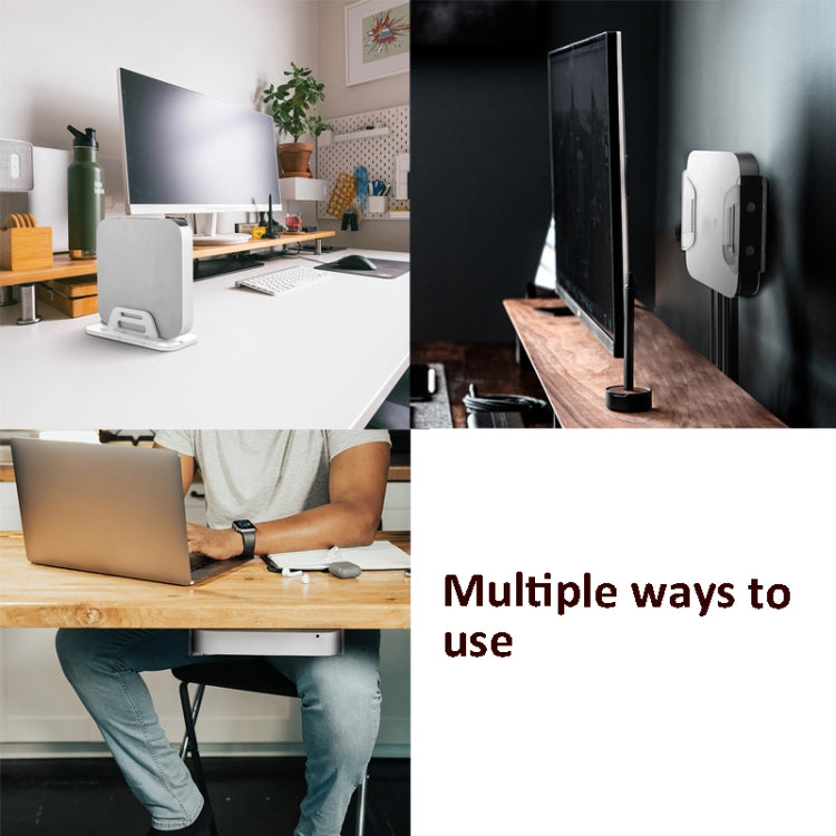 Multi-Function Tablet Bracket Router Desktop Wall Storage Bracket For Mac Mini — view 7