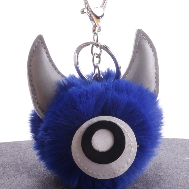 3 PCS Cartoon Croissant Hair Ball Keychain Pendant Bag Car Pendant, ... — Khaki