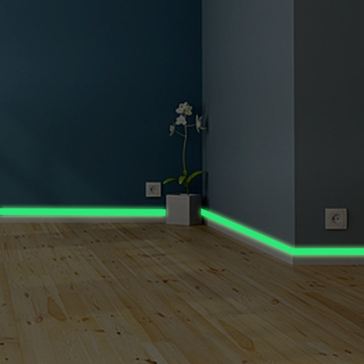 5 Rolls Home Decoration Baseboard Luminous Strip Safe Passage Warning Fluorescent Sticker — view 4