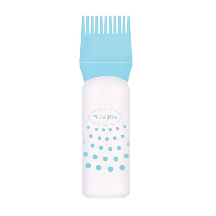Hair Dyeing Hair Care Dry Cleaning Bottle Squeeze Transparent Rinse Scale Bottle Hairdressing Tools — Black