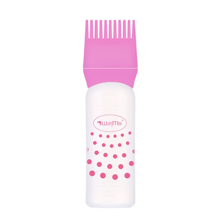 Hair Dyeing Hair Care Dry Cleaning Bottle Squeeze Transparent Rinse Scale Bottle Hairdressing Tools — Blue