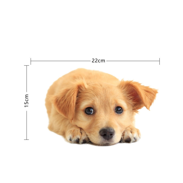 3D Simulation Dog Car Stickers Rain-Proof Sunscreen Car Sticker Scratch Shaving Decoration Stickers