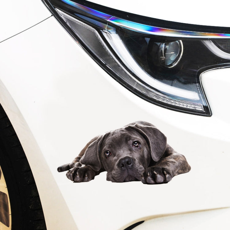 3D Simulation Dog Car Stickers Rain-Proof Sunscreen Car Sticker Scratch Shaving Decoration Stickers