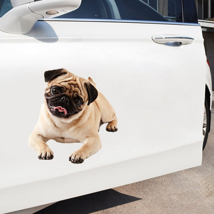 3D Simulation Dog Car Stickers Rain-Proof Sunscreen Car Sticker Scratch Shaving Decoration Stickers