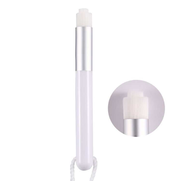 6 PCS Soft Hair Nasal Washing Brush To Remove Blackheads And Deep Cleansing Nose Pore Shrinkage Cleaning Brush — Flower Head White Silver