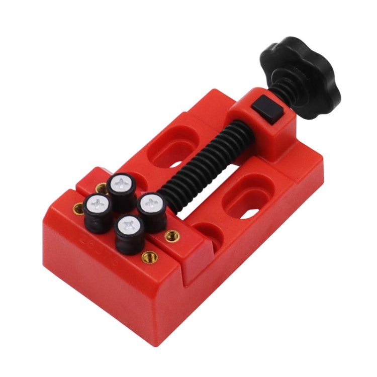 Eight-Hole Mini Flat Bench Vise Bodhi Beads Walnut Fixture — Yellow
