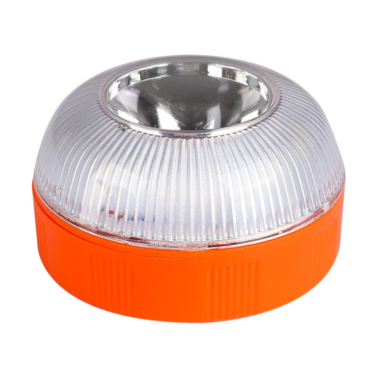 V16 Car LED White Emergency Warning Light Strong Magnetic Induction Flashing Light