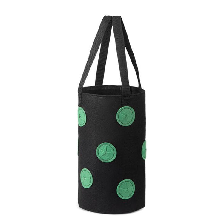 Multi-Mouth Hanging Strawberry Plant Bag With 13 Holes — Red