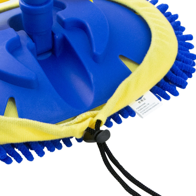Chenille Water Brush Telescopic Rotary Roller Brush Cleaning Mop