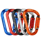 XINDA XD-8123N Outdoor Climbing Equipment Fast Hanging Buckle Carabiner Pear Main Lock HMS Safety Buckle