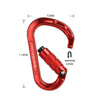 XINDA XD-8123N Outdoor Climbing Equipment Fast Hanging Buckle Carabiner Pear Main Lock HMS Safety Buckle