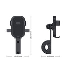 Q1 Motorcycle Mobile Phone Holder Metal Rearview Mirror Bicycle Bracket