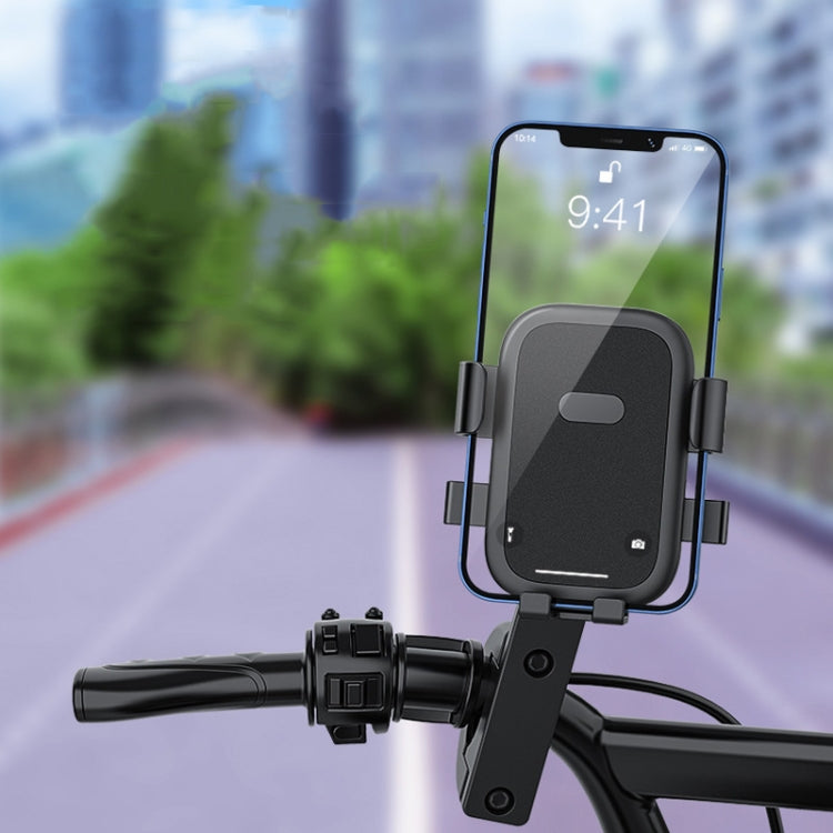 Q1 Motorcycle Mobile Phone Holder Metal Rearview Mirror Bicycle Bracket