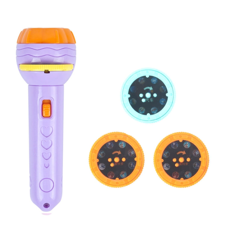 3 Sets Children Early Education Luminous Projection Flashlight