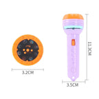 3 Sets Children Early Education Luminous Projection Flashlight