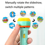 3 Sets Children Early Education Luminous Projection Flashlight