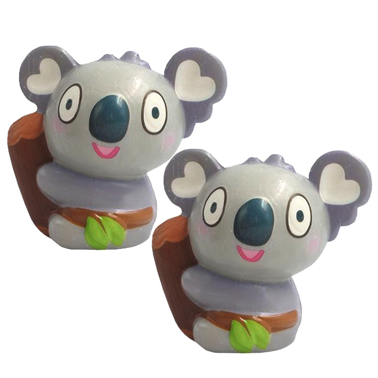 2 PCS TTPU1209 Color Printing Koala Slow Rebound Decompression Toy