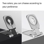 Magsafe Wireless Charging Stand Aluminum Alloy Folding Desktop Live Bracket