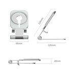 Magsafe Wireless Charging Stand Aluminum Alloy Folding Desktop Live Bracket