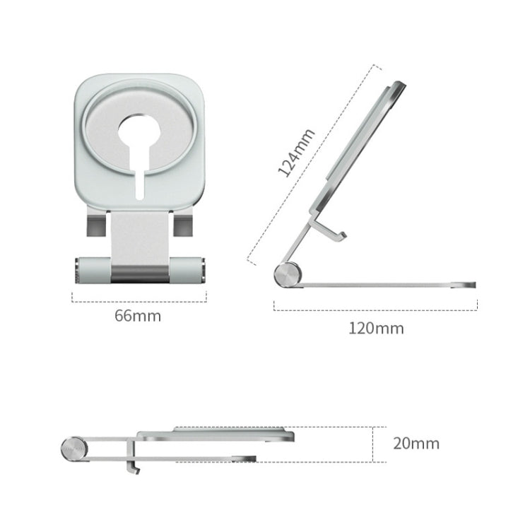 Magsafe Wireless Charging Stand Aluminum Alloy Folding Desktop Live Bracket