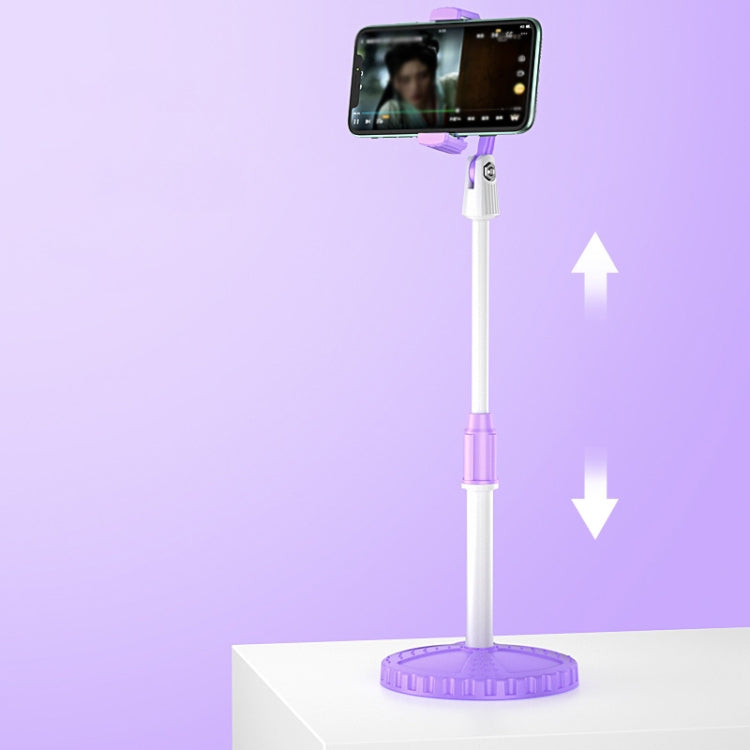 Multifunctional Lifting Colorful Live Bracket — Pink White
