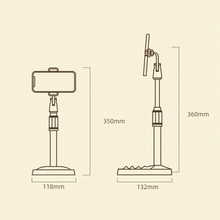 B7 Volcano Telescopic Live Bracket Tablet Phone Dual-Use Stand — view 6