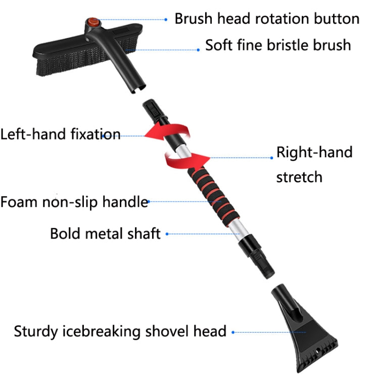 Suitu ST-3904 Car Multi-Purpose Snow Removal Frost Removal Tool