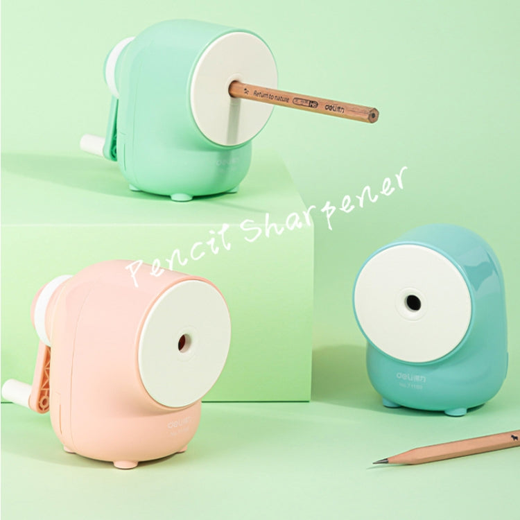 Deli 71169 Student Automatic Pen Pencil Sharpener Manual Pencil Sharpener
