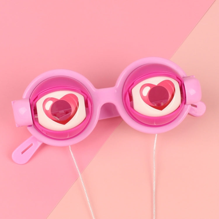 3 PCS Children Funny Glasses Toys Amusing Tricky Props — Pink Yellow