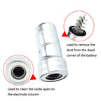 5 PCS 114 Car Cleaning Tools Battery Pile Head Brush