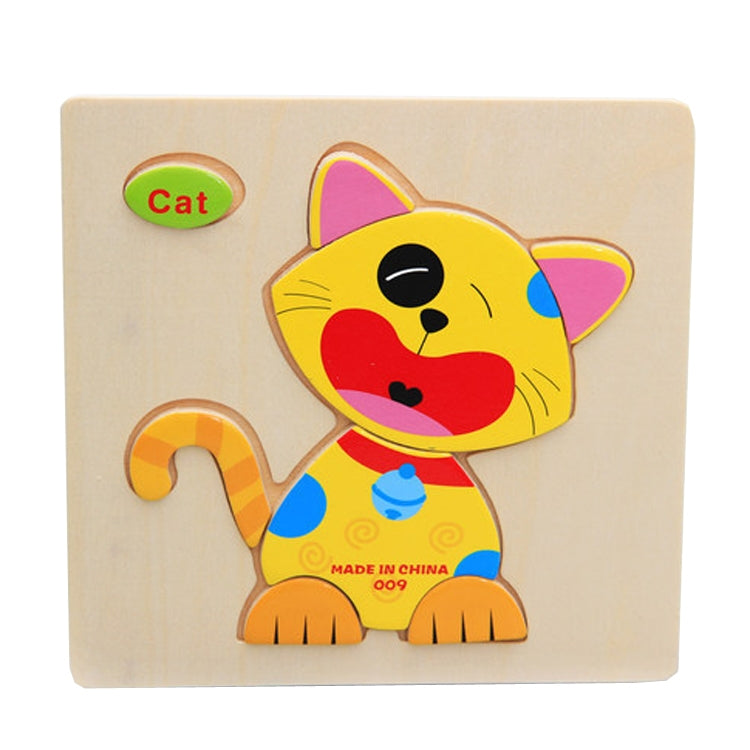 Children Educational Toy Wooden Cartoon Jigsaw Puzzle — Airplane